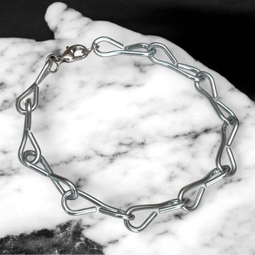 5 For $25💫Silver Alternative Links Chain Bracelet